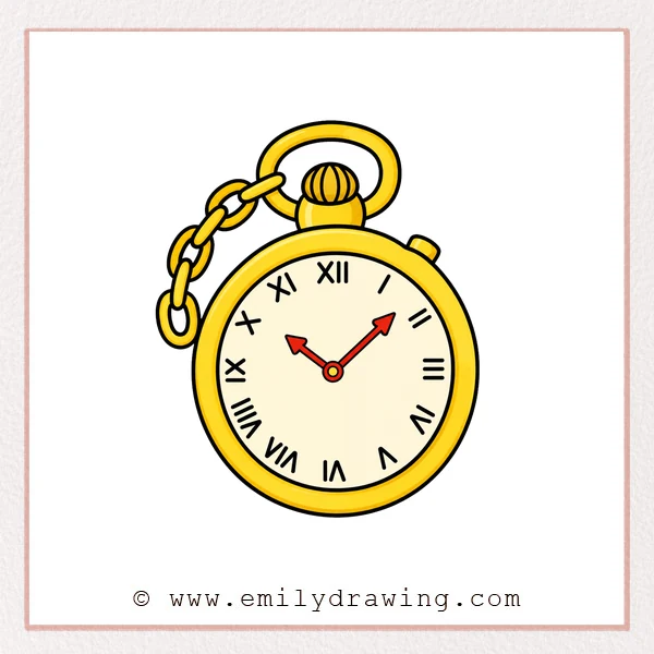 Preview of Pocket Watch drawing